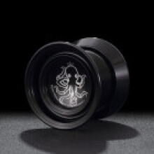 (Black)Oktopus Muster Aluminiumlegierung Yoyo Ball Kinder Früherziehung Geschenk Spielzeug
