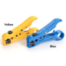 (Yellow)Rotierend Koax Koaxialkabel Drahtschneider Abisolierwerkzeug Rg59 Rg6 Rg7 Abisolierer Rg11