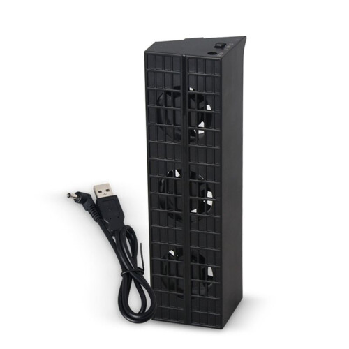 DOBE Cooling Fans USB External Host Cooler Temperature Controlled Fan for PS4 Slim Gaming Console