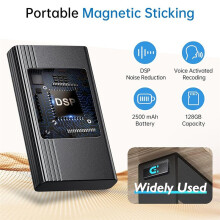 128GB Digital Voice Recorder,Voice Controlled Recorder, 440 Hours Voice Recorder for Lecture Interview Meeting Classroom