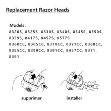 With for Series 8 Replacement Blade, 83M for S8 , Series 8 Wet&Dry Electric Models 8340s 8350s 2pack