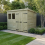 7 x 6 Pent Shed Tanalised (Double Door, With Windows) 1