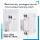 TUYA Zigbee    Meter 63A 1P+N MCB Circuit Breaker Timer Relay 6