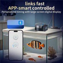 Alimentador Automático para Acuarios DRF-20 con Control Remoto y Dispensador de Alimento con Temporizador Digital para Peces de Acuario.