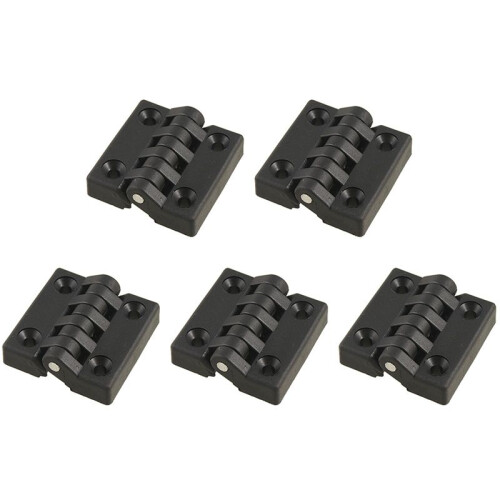 5X Hinge for Barrier,  Bearing, Plastic, Robust, 40 X 40 mm