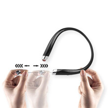 2X 5.0 Headset with Retractable Earplugs and Noise-Cancelling Microphone, Suitable for Home Office