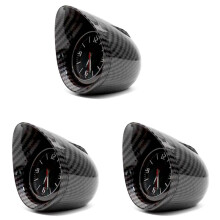3X Voiture ÉLectronique SUV Tableau de Bord IntéRieur Horloge Console Décor RéTro-Éclairage Accessoires de Voiture