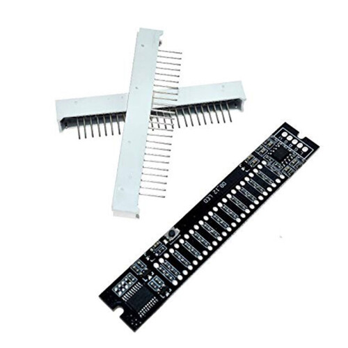 3X  Dual 12 Level Indicator VU Meter Stereo Amplifier Board Adjustable Light Speed Board with AGC Mode, DIY KITS 2