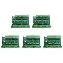 5X 32Ch PNP Isolerad Digital Input RS485 Modbus Rtu Controller 12V 24V PLC-Omkopplare Kvantitetsinsamlingskort (med HöLje)