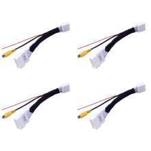 4X 24-Poliger Adapter RüCkfahrkamera-Verbindungskabel für RenaultandDacia für  für  für Clio 4 2012-
