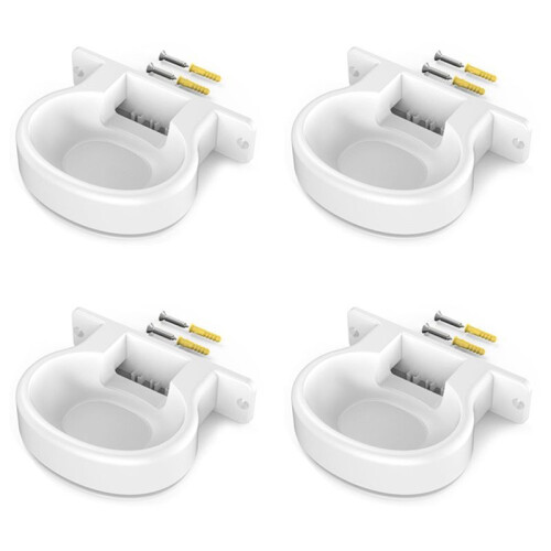 for  Nest WiFi Pro Wall Mounting Bracket Intelligent Speaker Wall Storage Bracket Base, 4 PCS