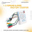 3Pc 24V/36V/48V/60V/72V Electro Car E-Bike Scooter Brushless Motor Controller Tester Electronic Module High Performance 6