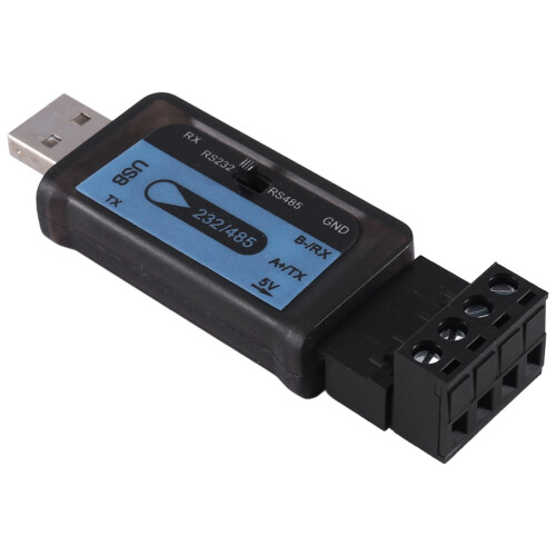 2X Adattatore Convertitore di Segnale Seriale da USB A RS232 RS485 da CH340 2
