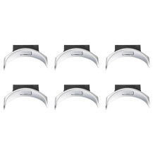 6X ABS + Copertura del Rivestimento del Pulsante 'Interruttore del Bracciolo Della Console Centrale del PC per Classe C GLC W205