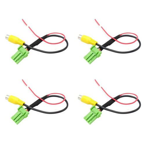4X Car Rear View Camera RCA Video Reverse Camera Convert Cable Adapter for  Vitara Swift Sx4