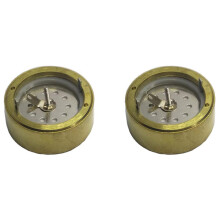 2X Reemplazo de Cápsula de Cartucho de Micrófono de Condensador de Cobre de 26 mm Piezas de Instrumentos Eléctricos de Micrófono de Diafragma