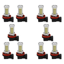 10Pcs H11 H8 H9 White 6000K 850Lm 2835 66Smd Auto Led Fog Lamp Day Running Light for