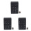 3X Numeric Keypad,18 Keys Wireless USB Number Pad Keyboard with 2.4G  USB Numeric Receiver Black 1