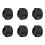6X  Digital LCD Electronic Finger Ring Hand Tally Counter 6 Digit Rechargeable Counters Clicker-Black 1