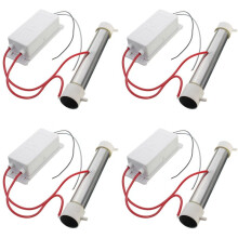 4X 3G Ozone Generator 220V Air Purifier Ozone Sterilizer Stainless Steel Quartz Tube Air Ozonator Machine for Water