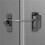 2X Fridge Lock, Refrigerator Lock, Keyless One-Click Access, Customizable Password, Child Safety Combination Lock Black 2