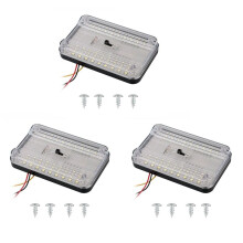 3X Lampe Interieur de Voiture Lampe de Lecture de Plafond de Toit 36Led