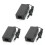 3X Input AC 100-240V 50/60Hz Output  12V 4A Power Adapter Black 1