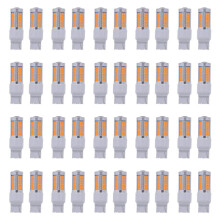 7440, T20 Ampoules Led Jaune Ambre 900 Lumens Clignotants Super Lumineux Feux Lumiere Stop Frein Feu de Recul Sauvegarde Lampe de Queue Lumiere 12V
