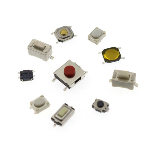 500Pcs Car Remote Control Key  Repair Small  Tactile Push Button Switches Component Package Micro-Switches 1