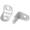 60Pcs 20mm x 20mm Support de Tablette de Coin à 90 Degrés 4