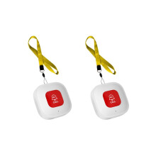 2X Tuya WiFi SOS Call Button Wireless Caregiver Pager Phone Alert Transmitter Emergency Call Button for Patient