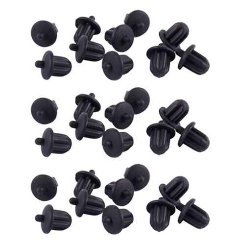 30X Black Rubber 6.35mm Audio Jack PC DVD Microphone Socket Dust Cover