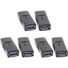 6Pcs Usb 3.0 Type A Female to Female Adapter Coupler Gender Changer Connector