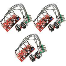 3X 12V 24V PT2399 Microfone Digital Placa Amplificador de ÁUdio Placa Karaokê Reverb Pré-Amplificador Reverberador OP275 Op Amp