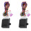 2X Auto Fold Unfold Side Mirror Rear View Mirror Folding Closer System Modules Universal Car 1