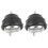 2X 11811140985 Engine Foot Rubber Engine Mount Rubber Pad Engine Rubber Pier Automotive for  E36 6