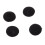 Fasdga 600 Pcs Black Sponge Earbud Headphone Cap Ear Pads Cover Replacement 3