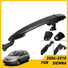 2X Zewnętrzna Klamka Tylnych Drzwi Przesuwnych 69213-08020 dla Sienna 2004-2010 Lewa/Prawa Strona Kierowcy/Pasażera Czarna