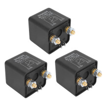 3X 12V Relais de Separation de Batterie de Charge Charge Maximale 12V / 120A pour Voiture Camions Voiture (12V / 120A)
