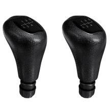 2X 5 Speed Manual Leather Gear Shift Knob Shifter Lever for C Class W202 CLK Class W208 E Class W210