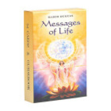 (Message Of Life)Mazzo Tarocchi Carte Oracolo Gioco da Tavolo Party Yoga Kunyin Lenormand Angelo Tempio Yogi