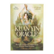 (Kunyin Oracle)Mazzo Tarocchi Carte Oracolo Gioco da Tavolo Party Yoga Kunyin Lenormand Angelo Tempio Yogi