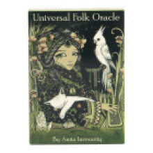 (Universal Folk Oracle)Mazzo Tarocchi Carte Oracolo Gioco da Tavolo Party Yoga Kunyin Lenormand Angelo Tempio Yogi