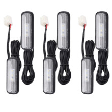 6 Pièces Séries Voiture Lumière LED Atmosphère Intérieure Lumière Décoration Lampe Ambiante Pied Lumière pour 10Th 2018-2020 Bleu