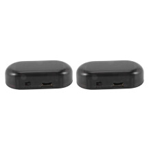 2X Alarme Factice Simulée D'Alarme Solaire D'Alimentation de Voiture Anti-Vol Menée Lampe de Sécurité Clignotante Fausse Lampe Rouge
