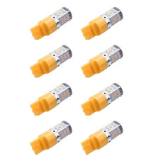 8X T20 7440 W21W Led Lampe 3030 35Smd Canbus Led Lampe für Auto Blinker Signal Licht Bernstein Beleuchtung 12 V 24 V