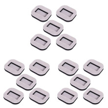 15 StüCk MöBel Rad Stopper Bett Stopper Caster Becher Geeignet für Alle Arten Von MöBeln auf RäDern (Beige)