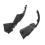 12Pcs Front Windshield Wiper Cowl Trim Water Deflector Plate Neck Trim Panel for  Kicks 2016-2020 2