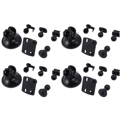 4X Car Suction Cup for Dash Cam Holder Vehicle Video Recorder  Windshield and DashBoard Mount