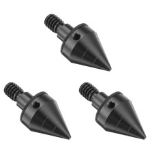 3X Heck Stoßstangen Schutz für Fortwo Ed 451 2009-2014 Schwarz